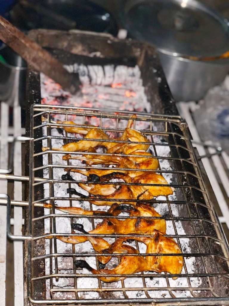 Food on a grill

Description automatically generated